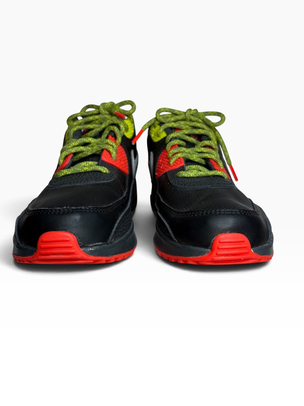 Nike Air Max 90 GS Black Asparagus Sneakers DC2100-001 size 6Y - Picture 6 of 14